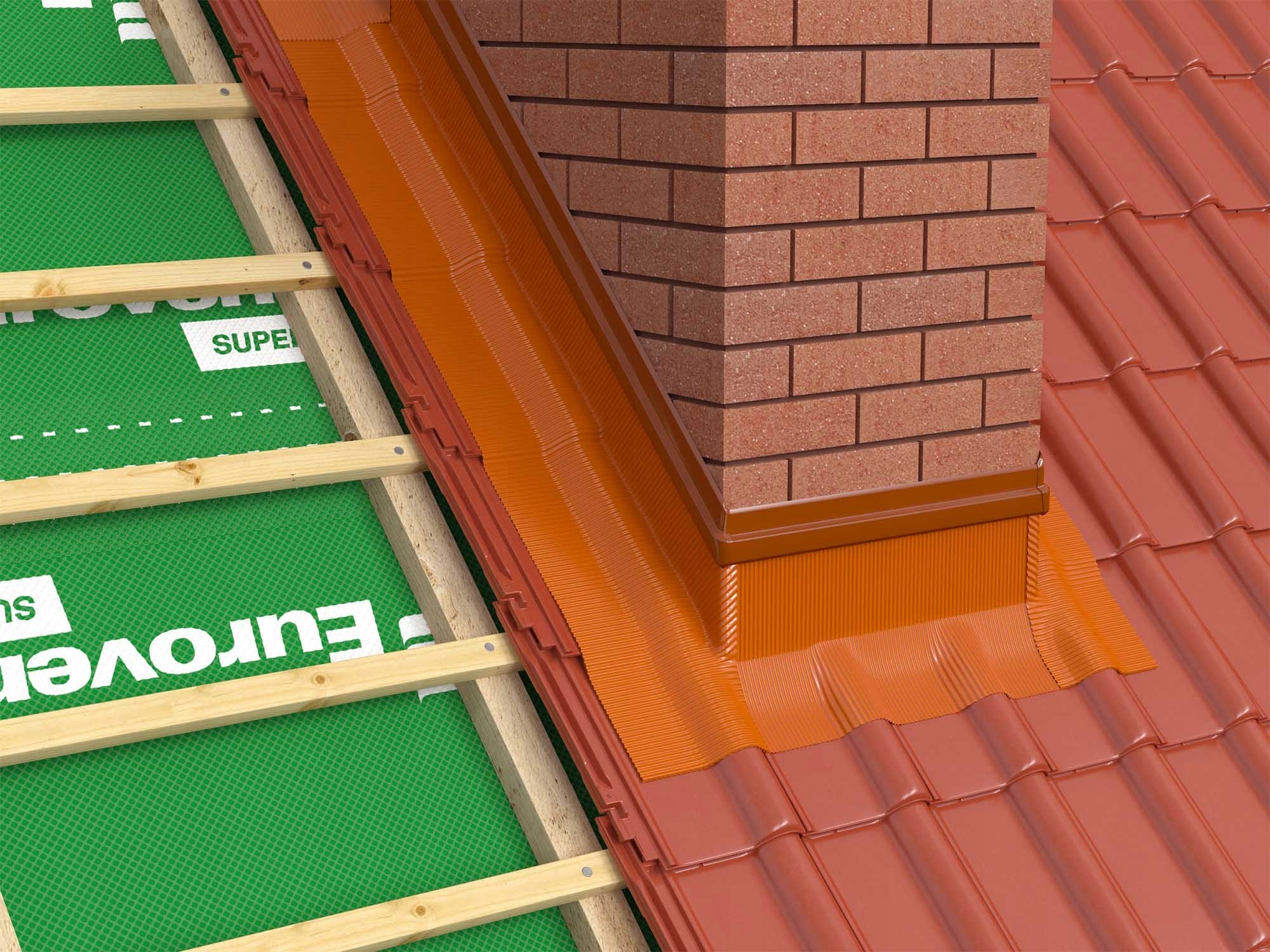 Taśma kominowa wiśniowa Eurovent Flex Standard Waga produktu z opakowaniem jednostkowym 2 kg