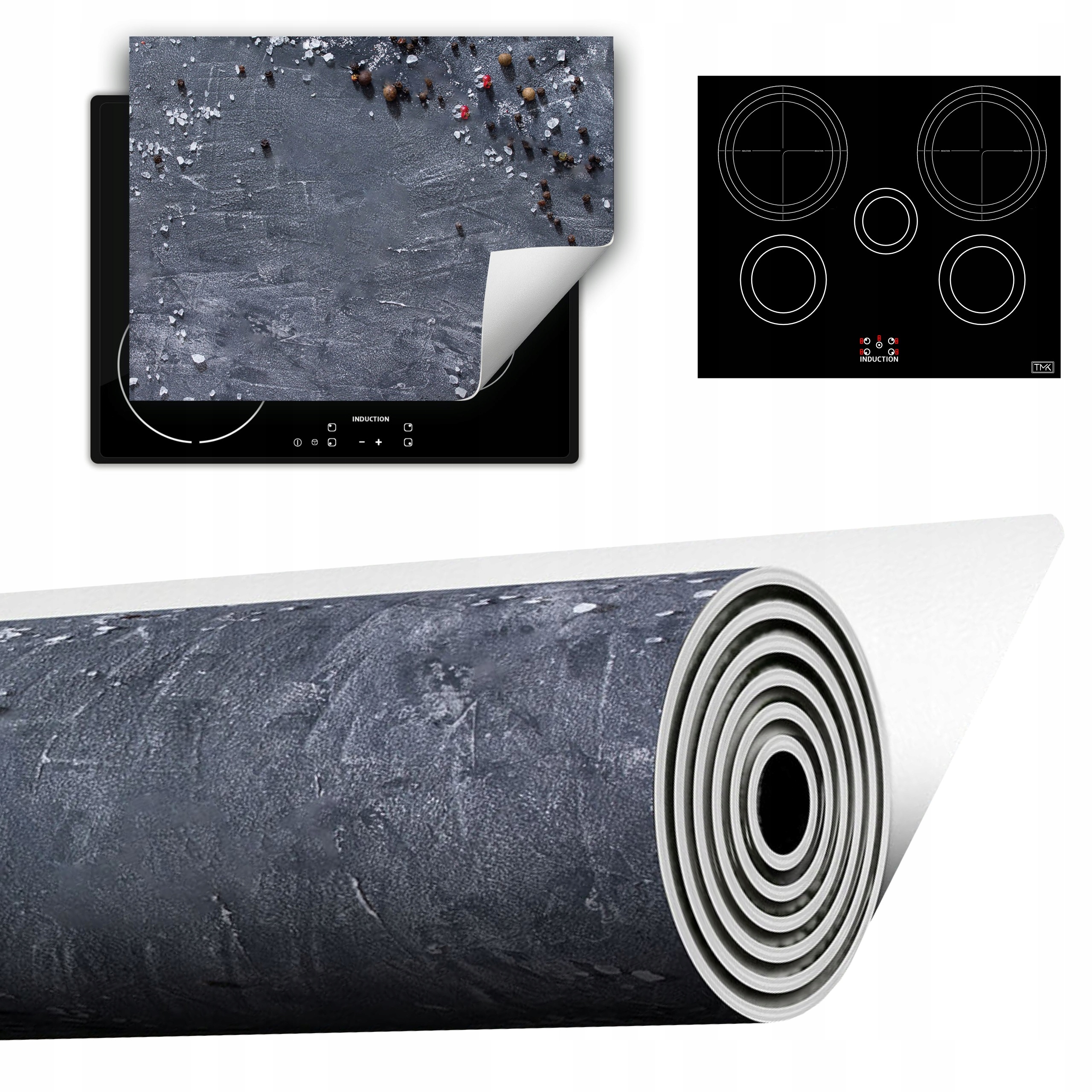Vinylová Podložka Do Kuchyně Více Místa 70x52 břidlice