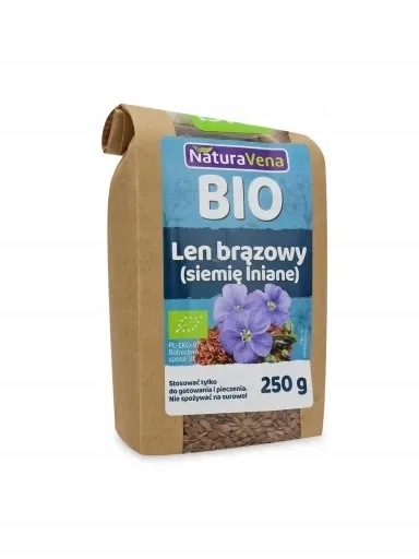 7x Len břízový (lněné semínko) Bio 250 g Naturavena