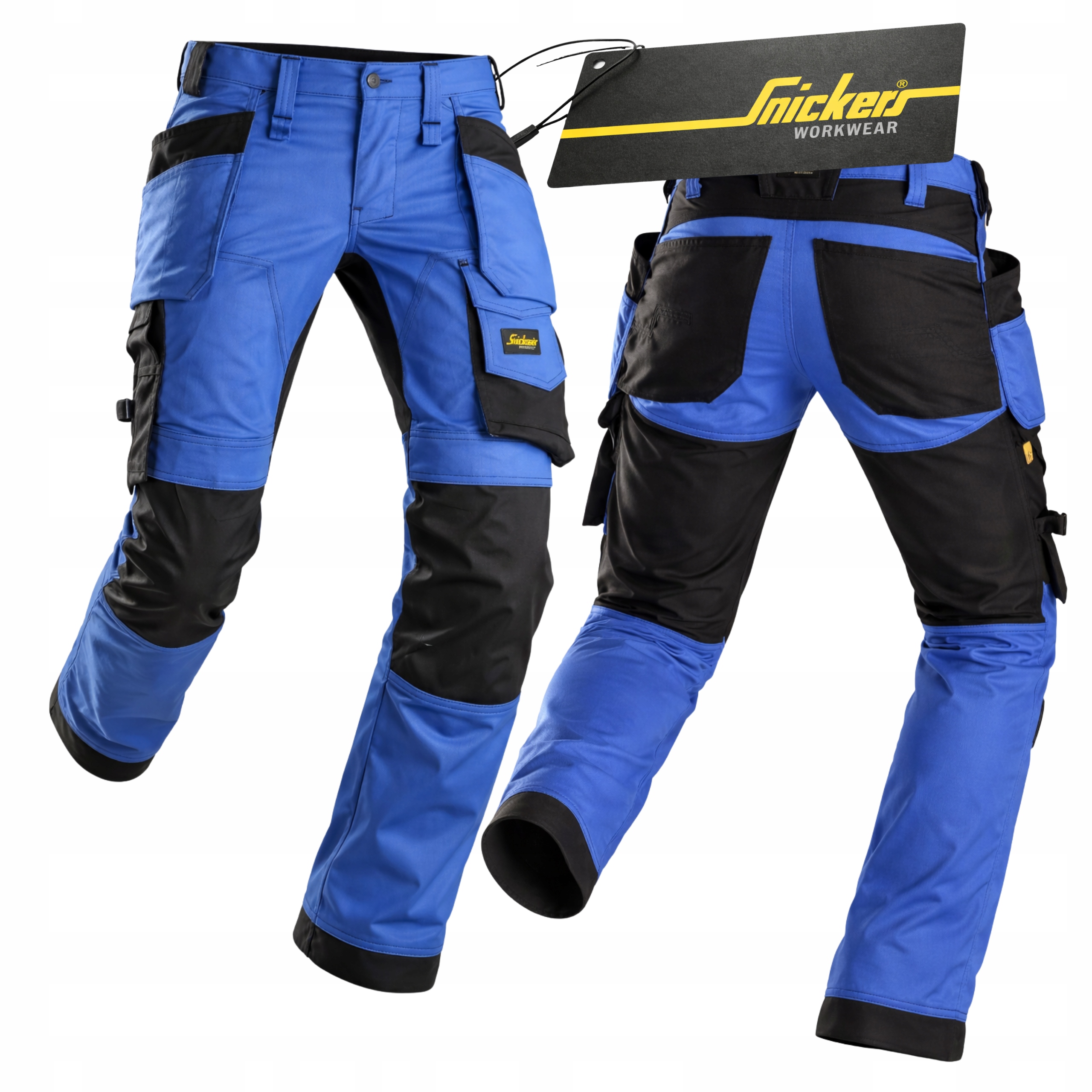 Pracovní kalhoty Snickers 6241 elastické montérkové Stretch modré 50