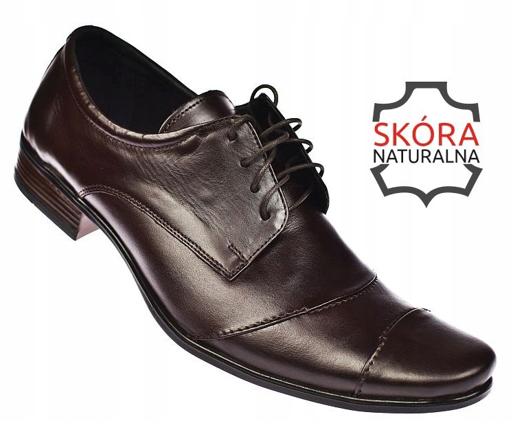 Pánské kožené polobotky hnědé elegantní M61 Peppe Rosso vel 43