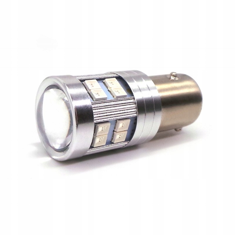 żarówka LED BAW15D, PR21/5W 12-24V CANBUS czerwona Producent motoLEDy