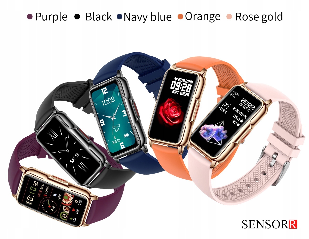 ZEGAREK DAMSKI SMARTWATCH SENSORR MOCNA BATERIA PL Rodzaj cyfrowe