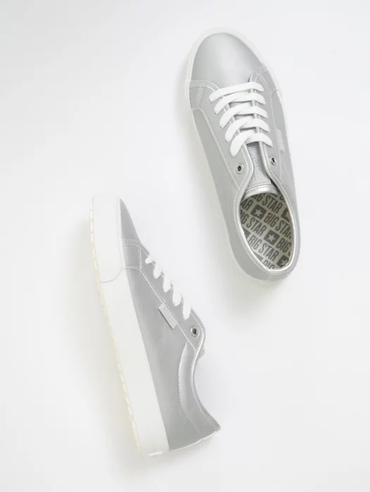 

Big Star Trampki Dziewczęce Srebrne JJ274A509 35