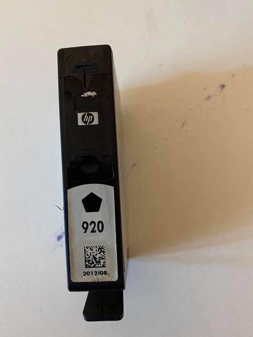 HP WKŁAD TUSZ 920 CD971A BLACK ORYGINAŁ PUSTY