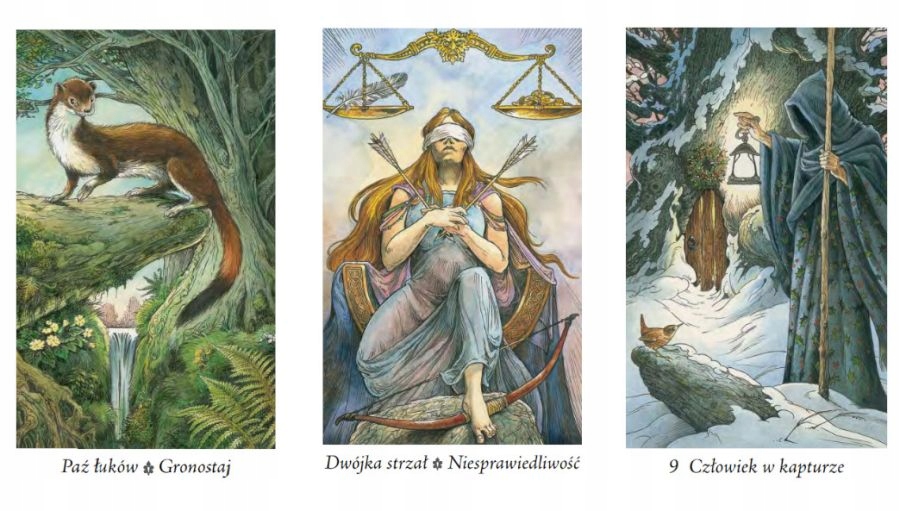 TAROT PRADAWNEGO LASU (karty tarota + książka) Nośnik książka papierowa