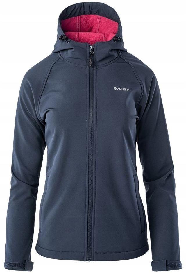 KURTKA DAMSKA SOFTSHELL WODOODPORNA Z KAPTUREM XL Marka Hi-Tec