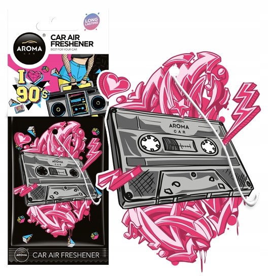 

Aroma Car Back To 90' disco Tape Kaseta zawieszka