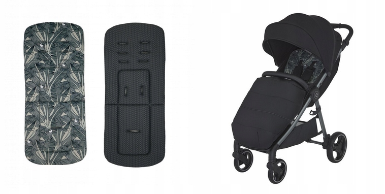 ESPIRO WAVE 2023 WÓZEK SPACEROWY 204 GREEN DAY Rodzaj kół Gumowe