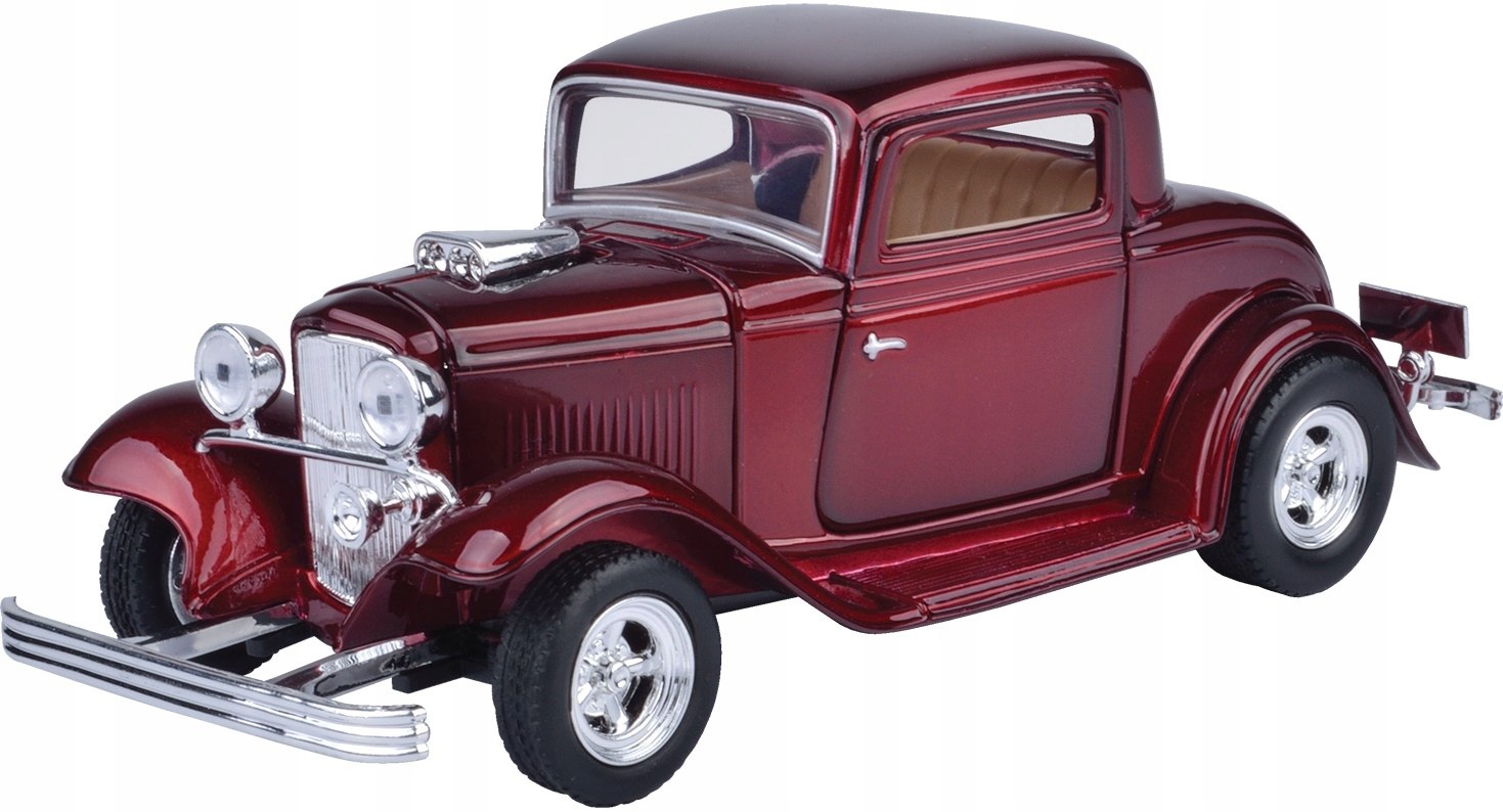 Ford Coupe 1932 model kovový 1:24 Motormax 73251