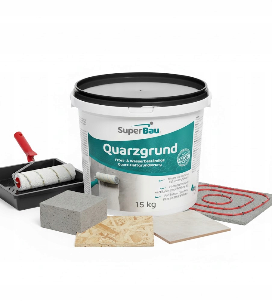 SuperBau Quarzgrund 15 kg křemenná přilnavá zemina zvyšující přilnavost