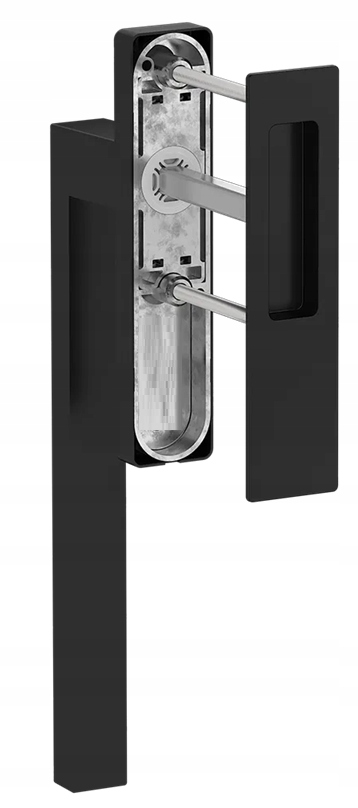 Medos klika pro posuvné dveře Hs s úchytem černá Ral 9005