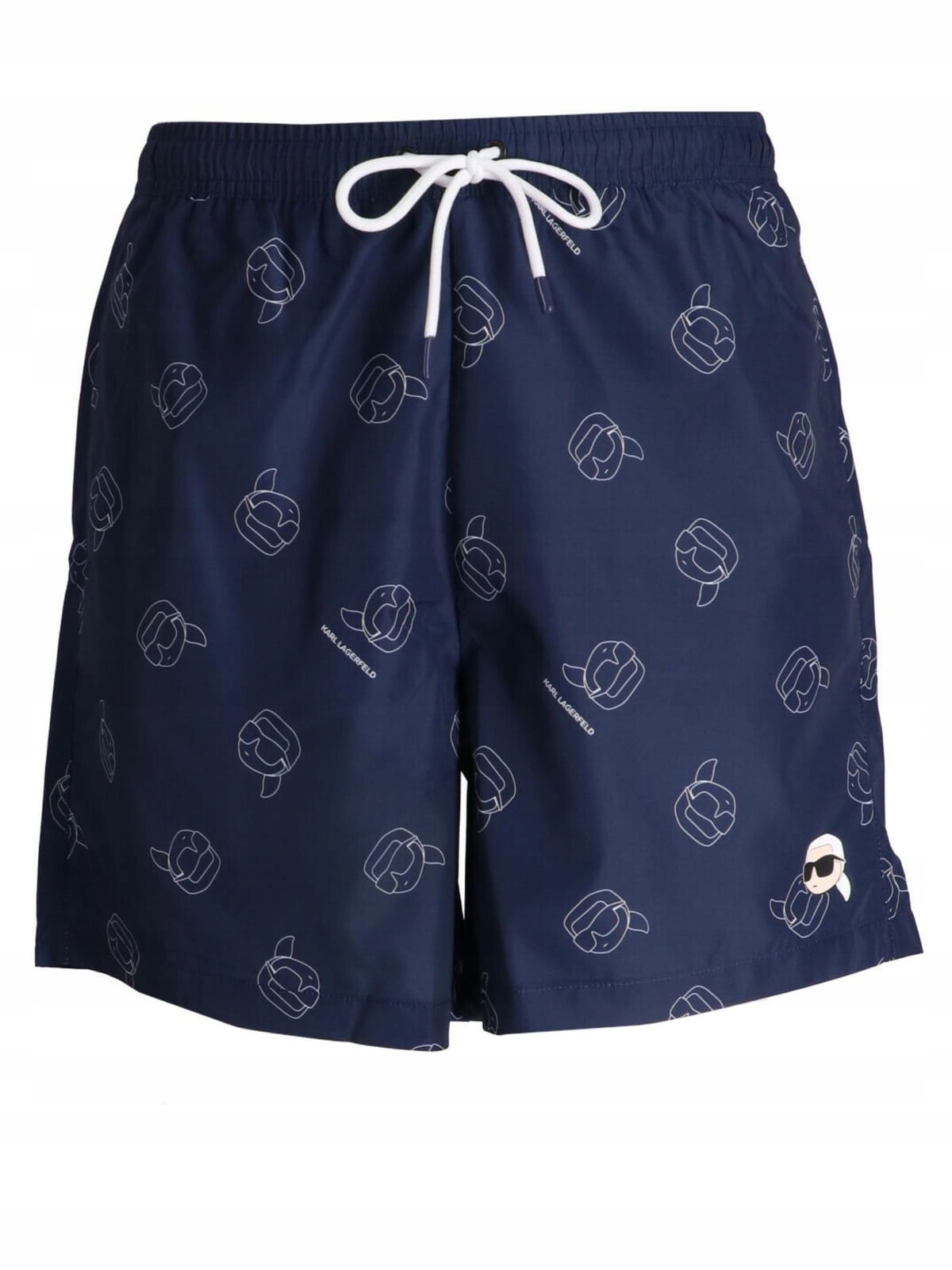 Pánské plavkové šortky Karl Lagerfeld A1M46060 tmavě modrá M
