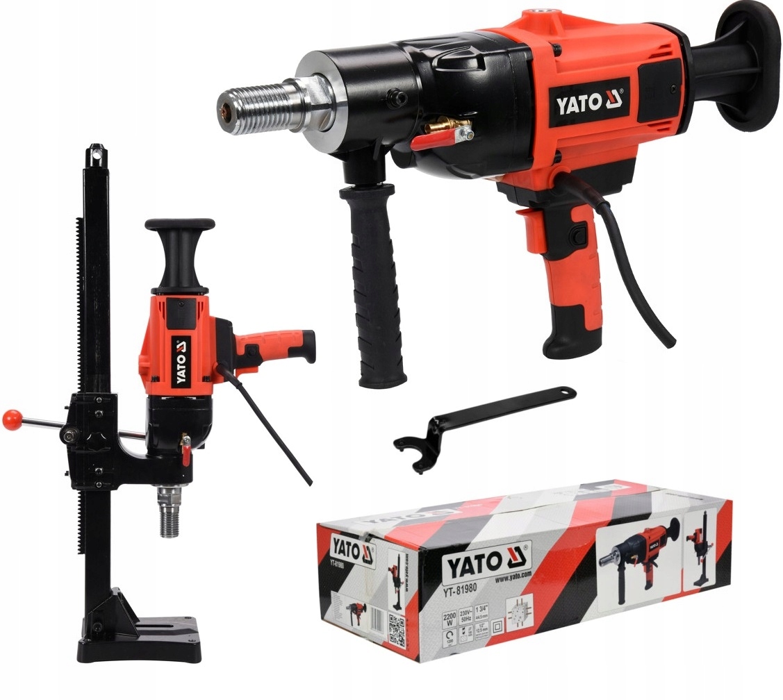 YATO WIERTNICA DIAMENTOWA 2200W ZE STATYWEM DO WIERCENIA ŻELBETU YT-81980