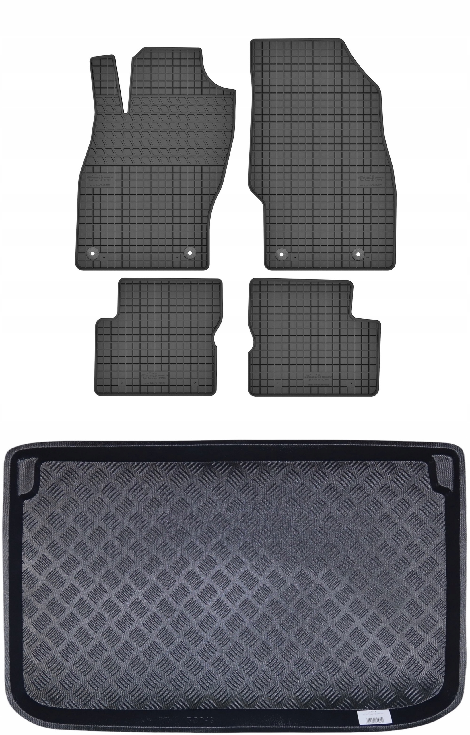 koberečky nosič pro: Opel Corsa D Enjoy 2006-2015 hatchback