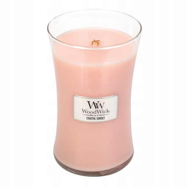 Tradiční sójová svíčka Coastal Sunset Woodwick 610 g