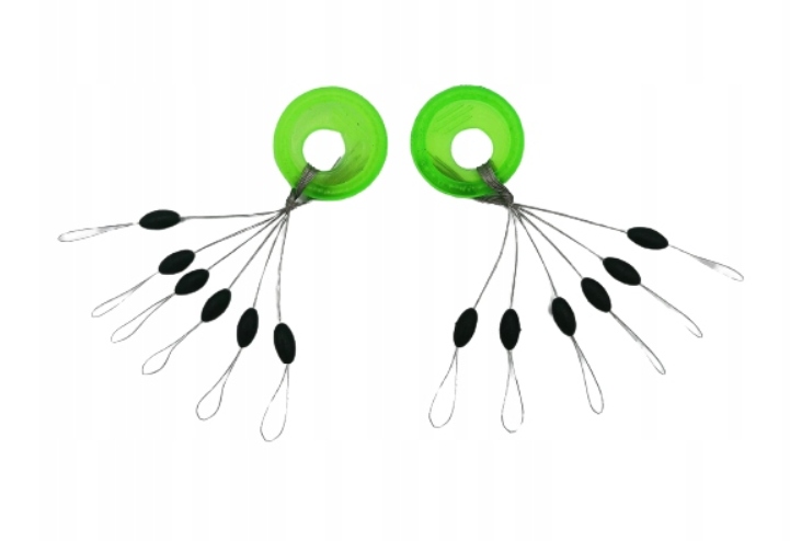 

Stopery gumowe wędkarskie rozmiar M 12 sztuk barył