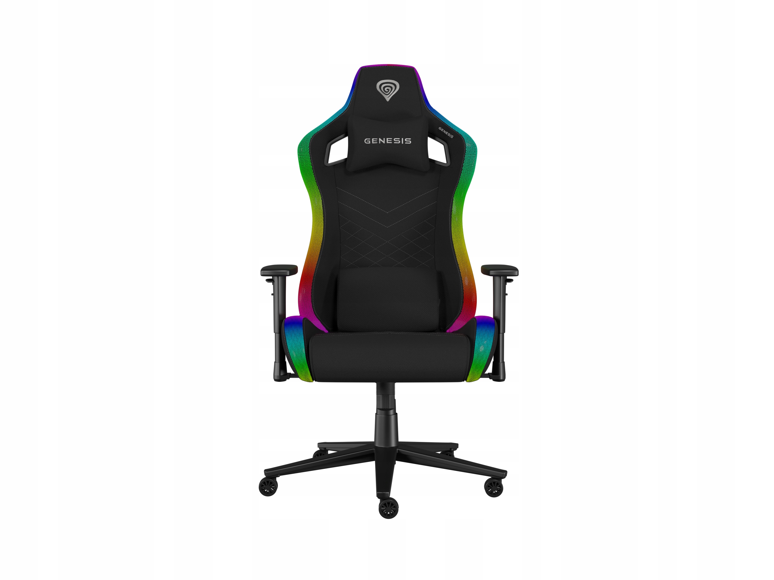 Herné kreslo Genesis Trit 660 Rgb látkové čierne