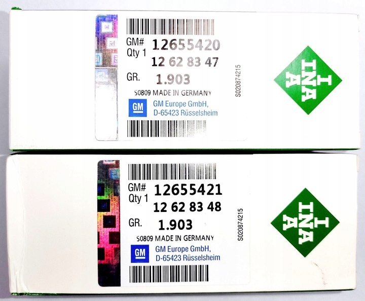 2x ZAWÓR FAZ ROZRZĄDU OPEL INSIGNIA 2.0 TURBO Producent części General Motors