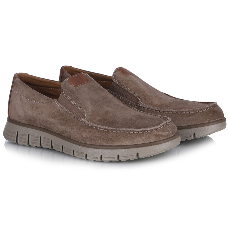 Pánské mokasíny Imac 751780 7638/005 Dove/cognac béžové Kůže Vel. 42