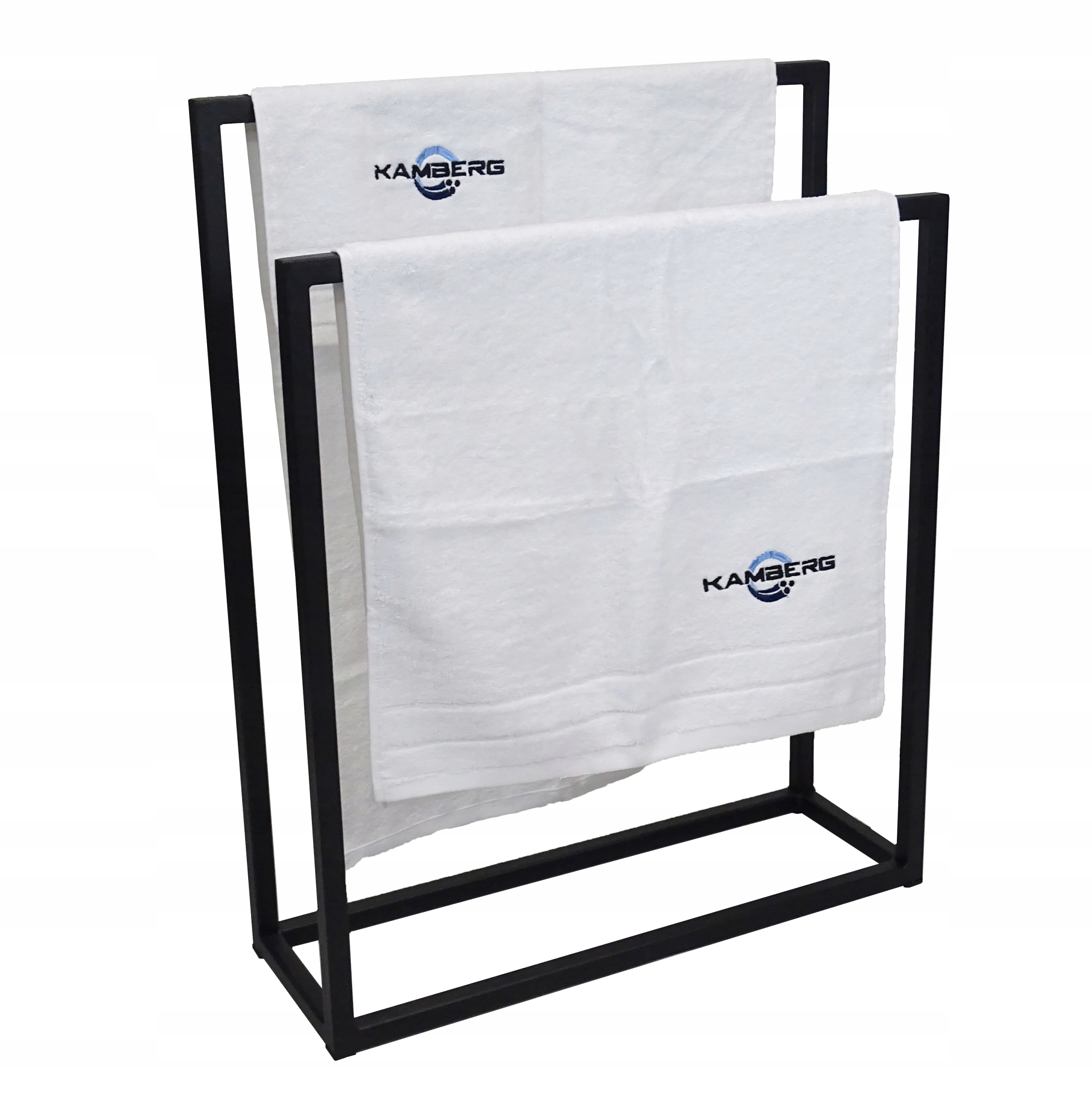 Stojak ręczniki podwójny 50 cm Wieszak Łazienkowy Szerokość 500 mm