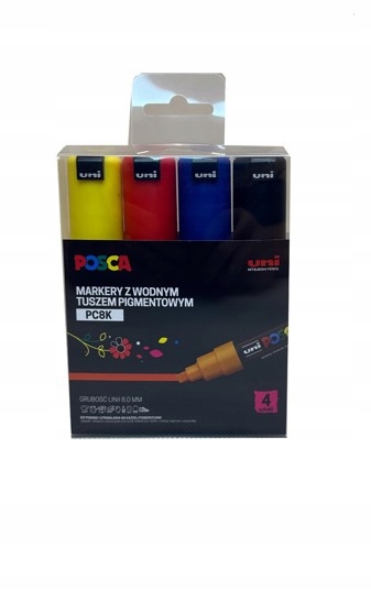 Fixy plakátové PC-8K 4 barvy Posca Uni