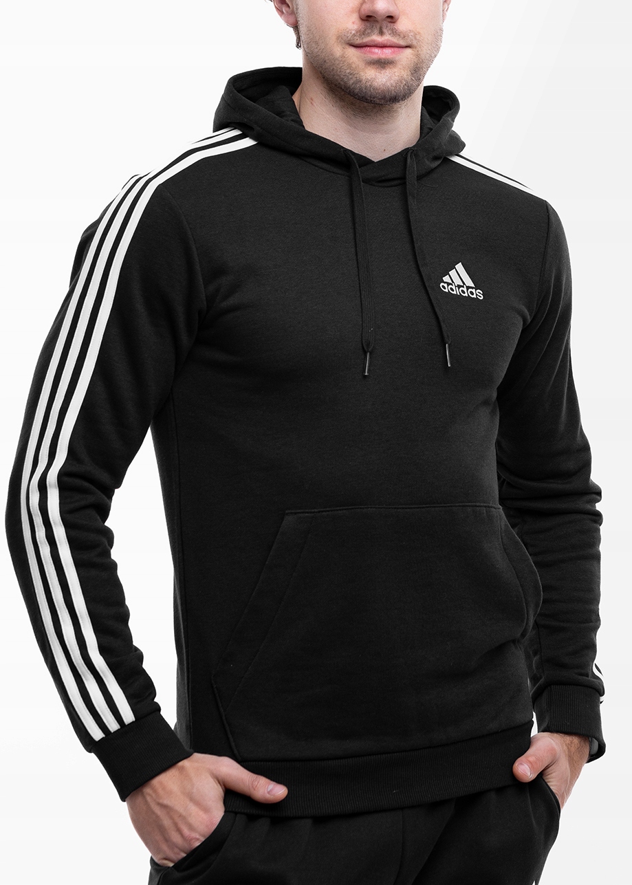adidas pánská mikina s kapucí sportovní bavlněná hoodie vel L