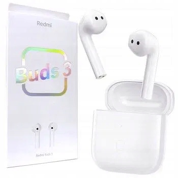 Bezprzewodowe słuchawki douszne Xiaomi Redmi Buds 3 w kolorze białym