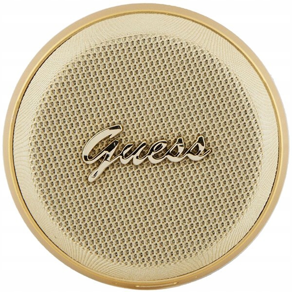 GUESS GŁOŚNIK BLUETOOTH GUWSC3ALSMD STAND MAGNETIC SCRIPT METAL ZŁOTY Marka Guess