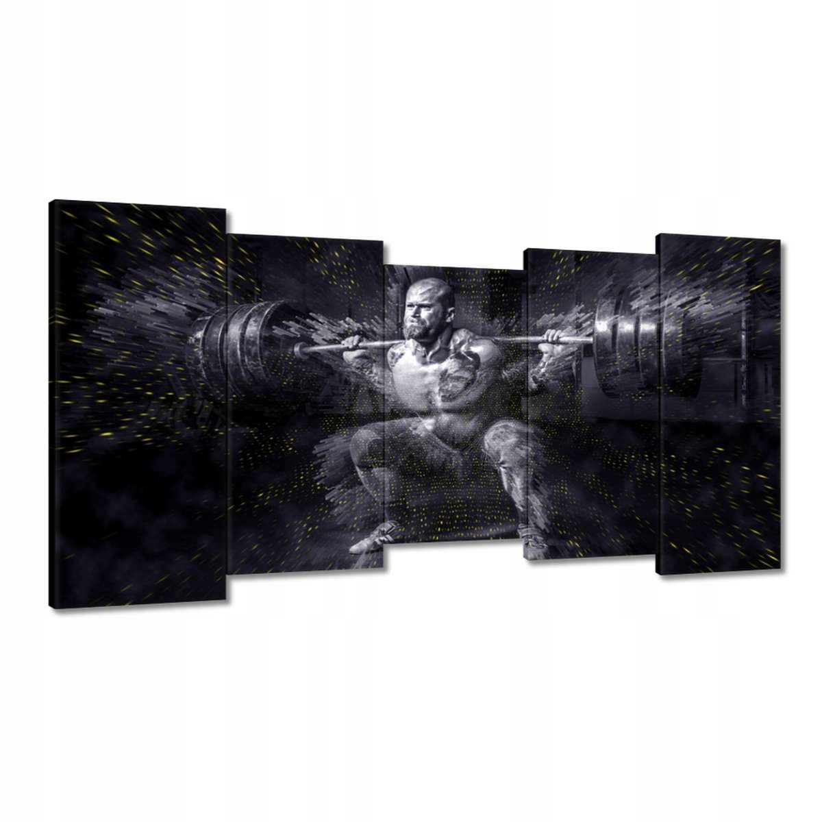 Obrazy 150x80 Strongman Silová posilovna