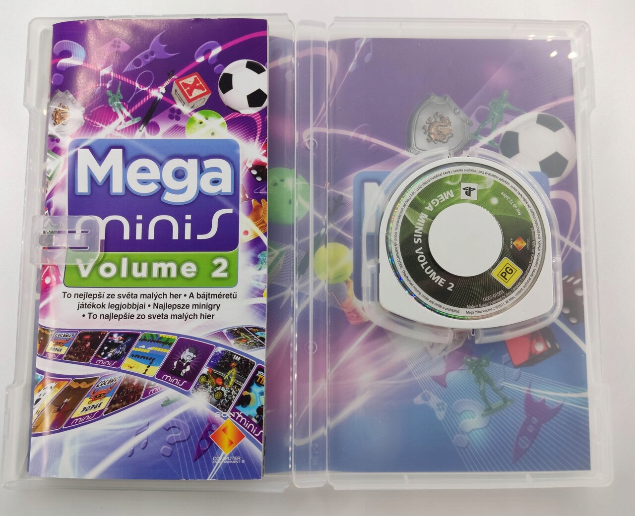 GRA MEGA MINIS VOLUME 2 PSP Tematyka przygodowe