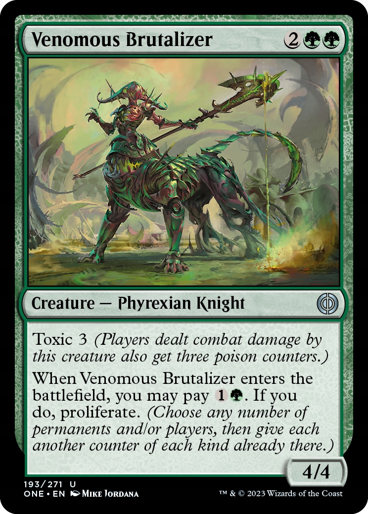 Mtg 4x Venomous Brutalizer (u)
