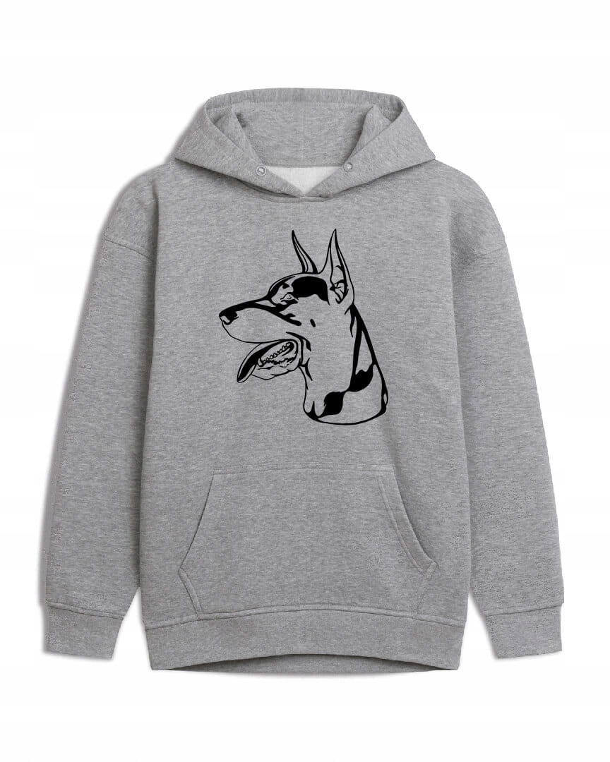 Mikina s potiskem psa Dobermana je skvělý nápad na dárek pro psíky