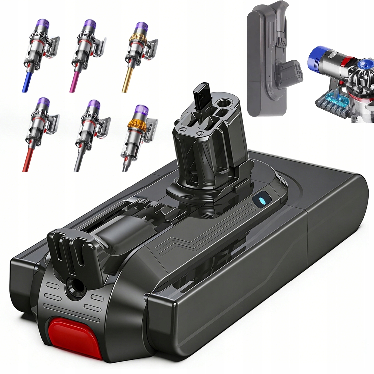 Akumulátor 25.2 V 3900 mAh Náhradní Akumulátor Pro Vysavač Dyson V11 V15