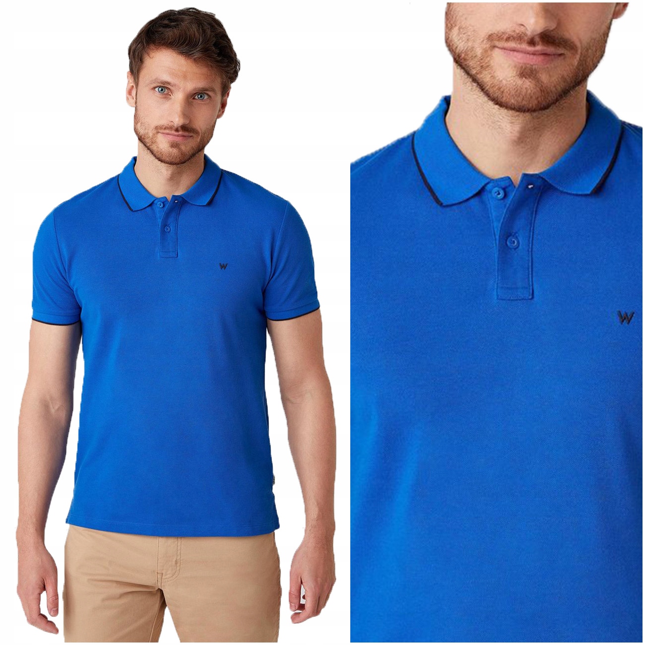 

Wrangler Ss Tee Męska Koszulka Polo Logo M