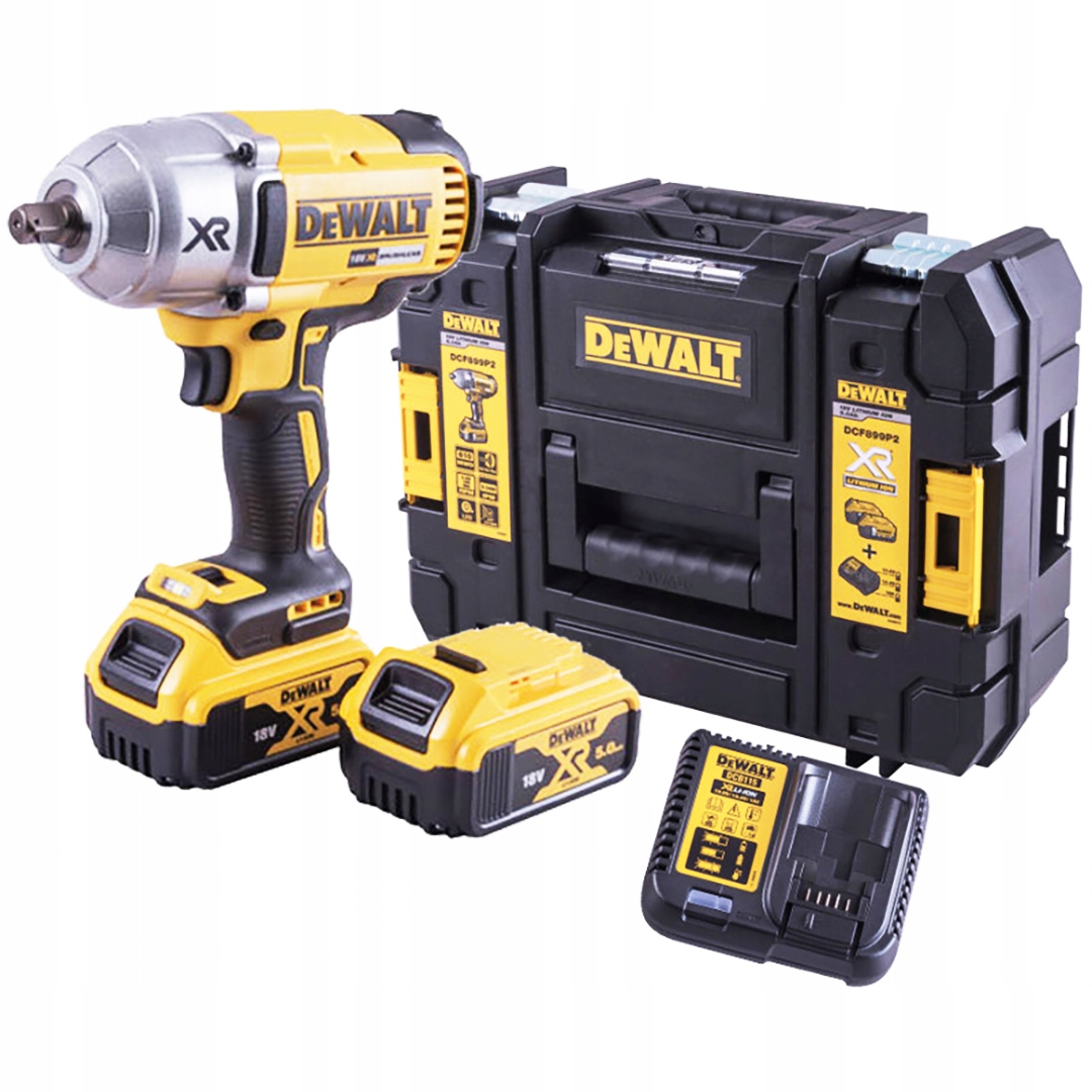 

DCF899P2 Klucz Udarowy 1/2 950Nm 18V 2x5Ah DeWALT