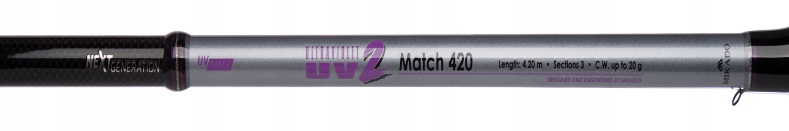 Wędka MIKADO Ultraviolet II Match 4.20m / 1-20g Model Ultraviolet II Match