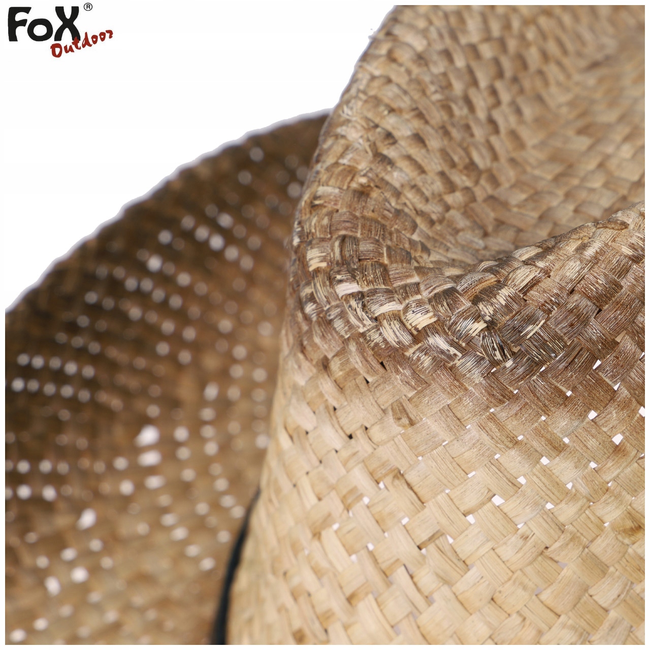 KAPELUSZ SŁOMKOWY KOWBOJSKI MĘSKI FOX Brązowy Rozmiar (obwód głowy w cm) uniwersalny