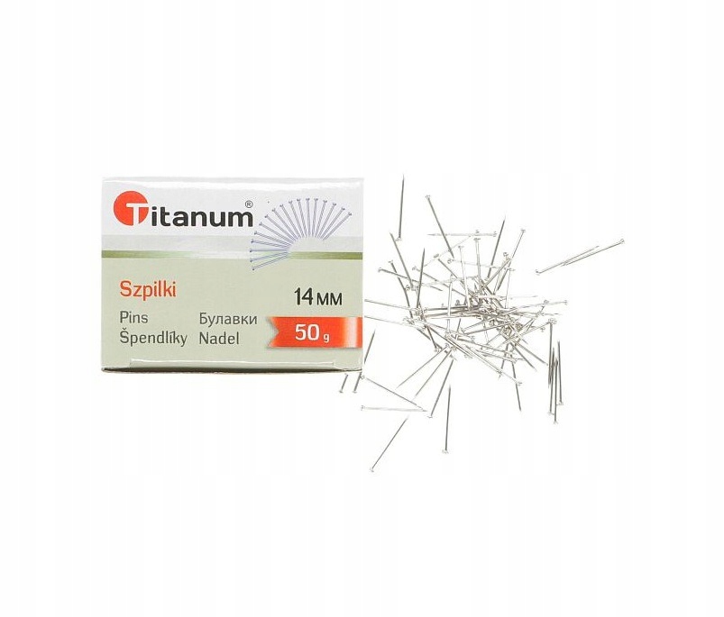 

Szpilki krótkie 14mm 50g Titanum