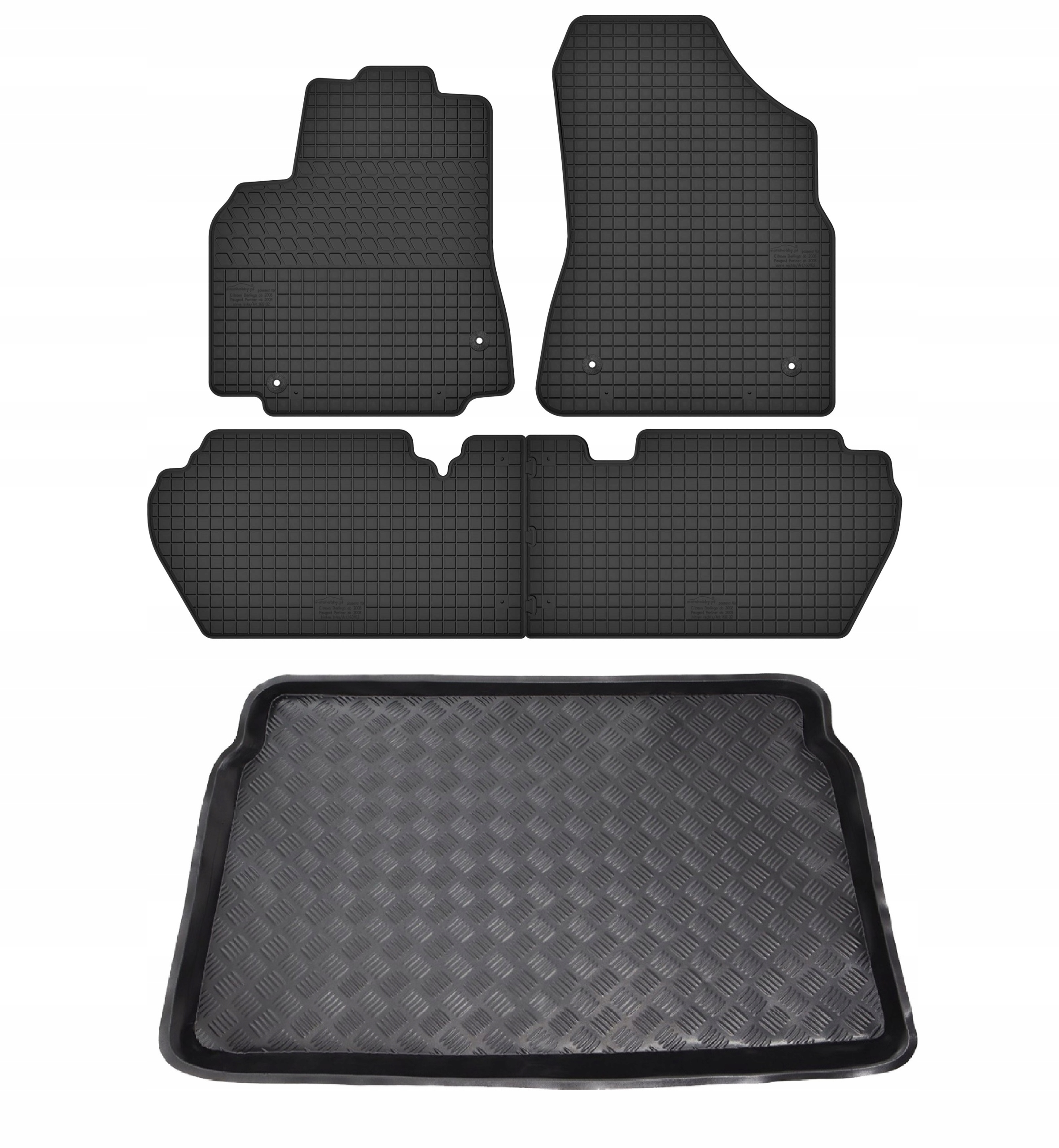 Koberce nosič pro: Citroen Berlingo II Peugeot Partner II 2008-2018