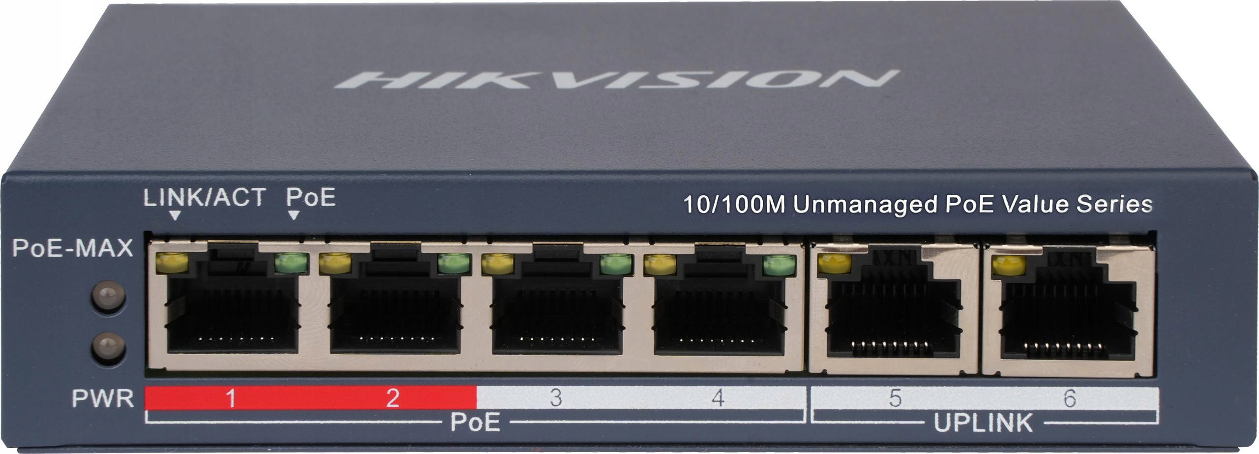 Switch Hikvision DS-3E0106P-E/M(B)