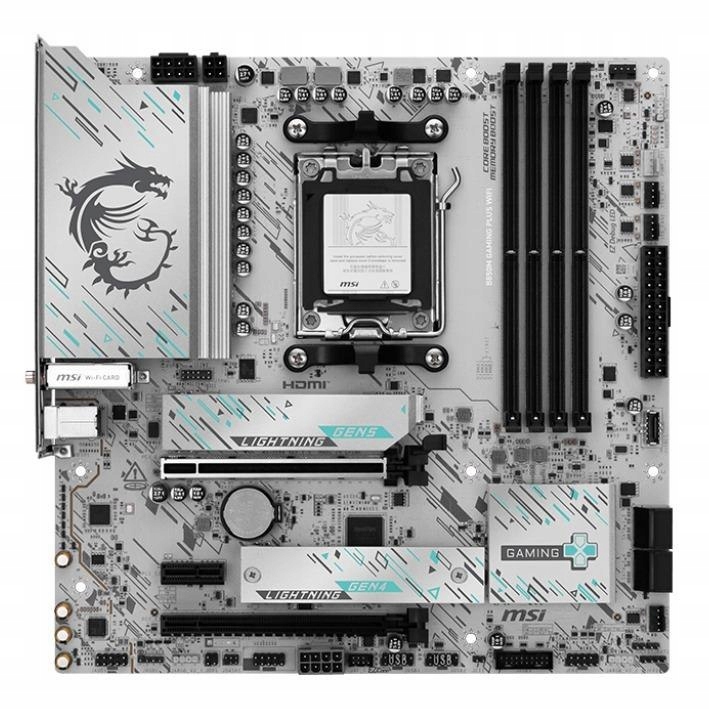 Doska Msi B850M Gaming Plus Wifi /amd B850/DDR5/SATA3/M.2/ USB3.1/WiFi/ Bt/