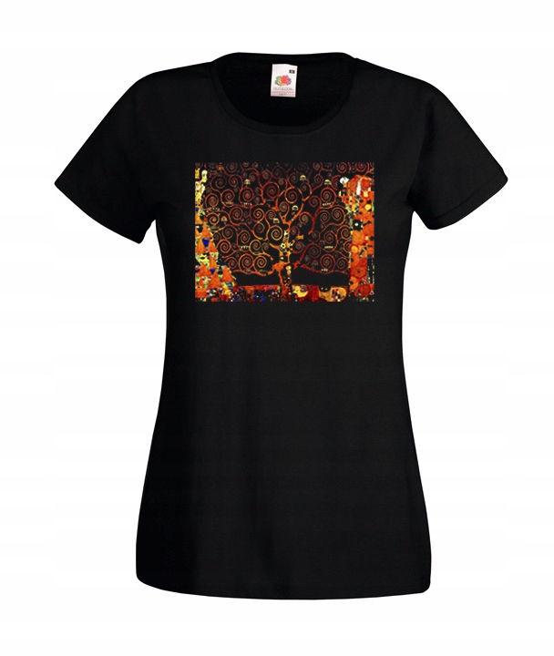 XXL Женская футболка Gustav Klimt Art Tree