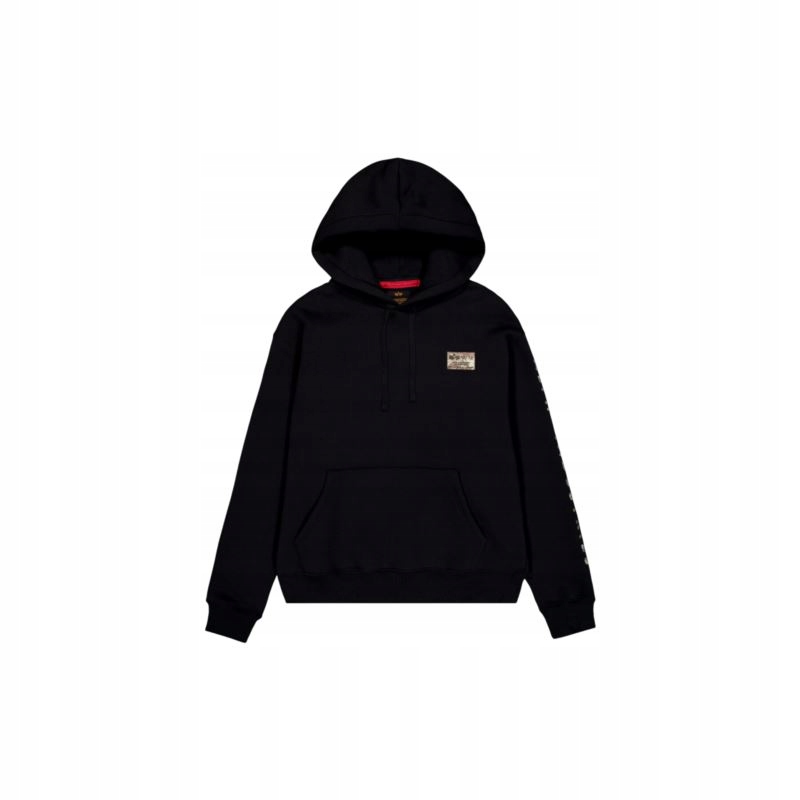 Alpha Industries Camo Sleeve Hoodie 156340-03 M Maskáčová mikina s kapucí a rukávy s maskáčovým vzorem