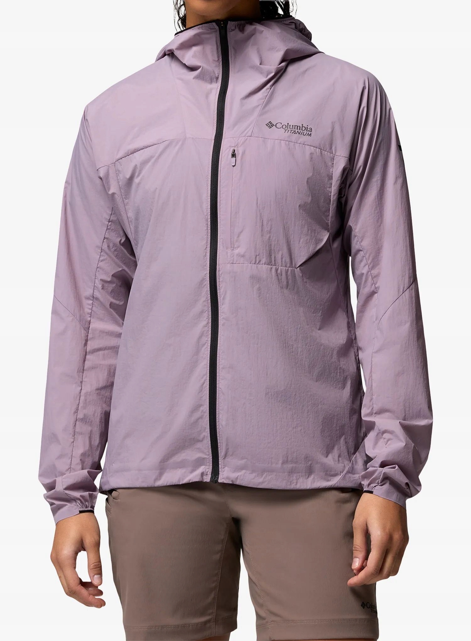 Dámská větrová bunda Columbia Khyex Pro Wind Jacket s. purple S