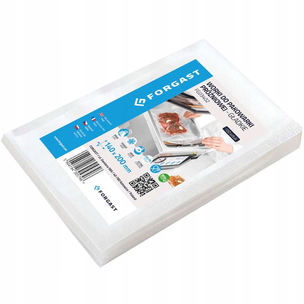 

Worki Próżniowe Do Pakowarki 14X20 100 Szt Forgast