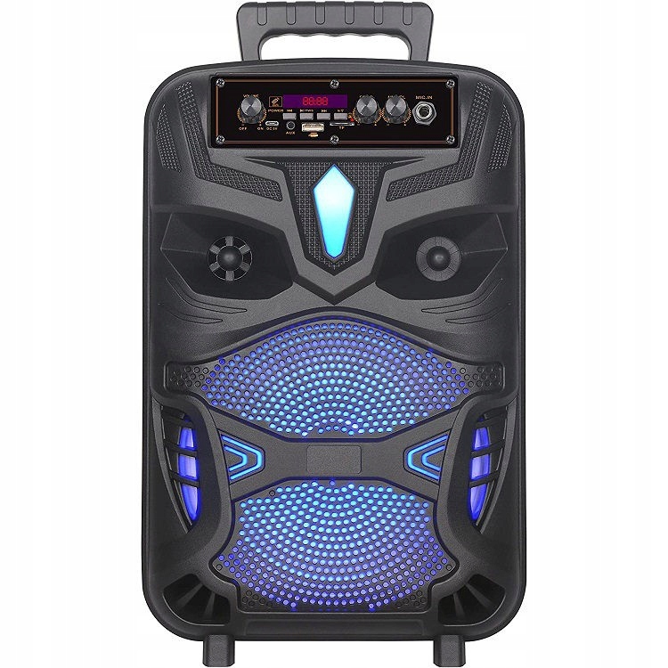 Sada pro Karaoke Světelné efekty Hlasový reproduktor Mikrofon Dálkové ovládání Bluetooth