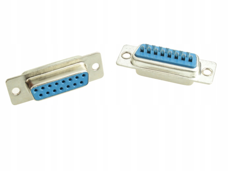 Gniazdo DB15 D-SUB lutowane (2szt)