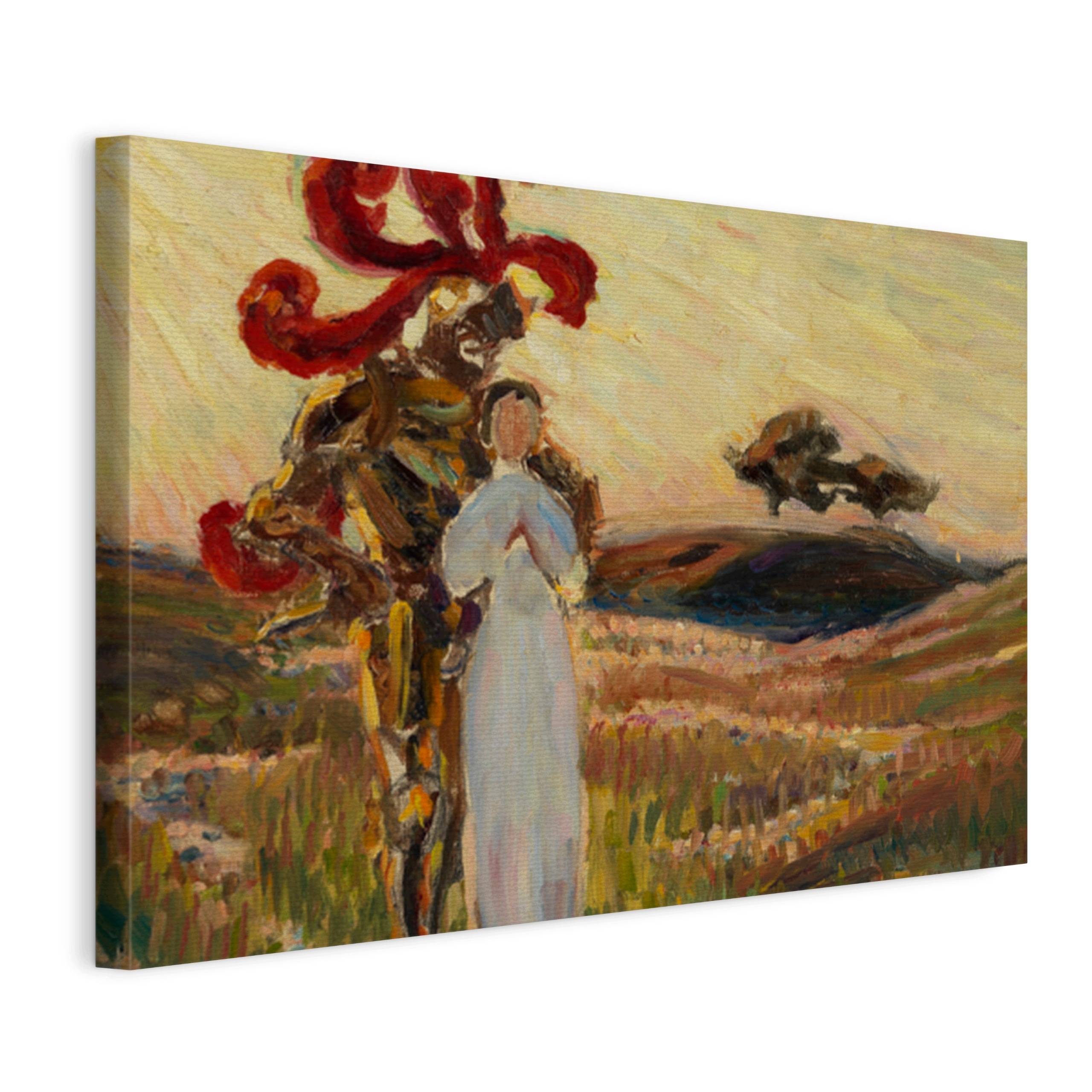 Obraz Na Plátne Richard Bergh Náčrt Pre Rytiera A Dievča 120x80