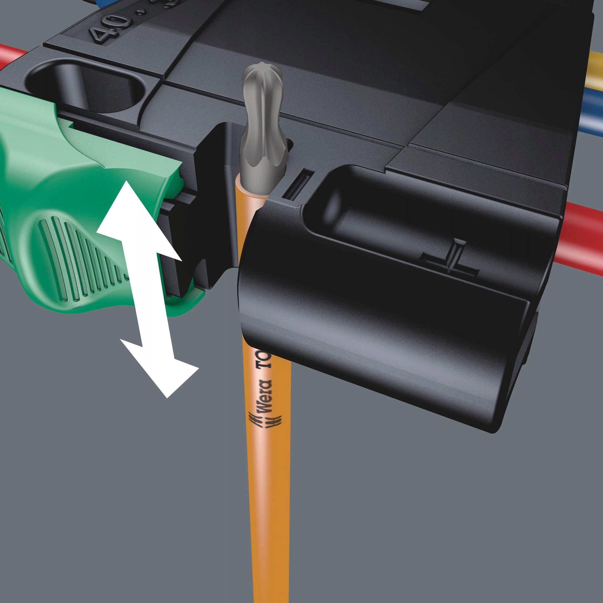 WERA Zestaw Kluczy Kątowych TORX BO 9-częściowy BlackLaser Kolorowy — miniatura 6